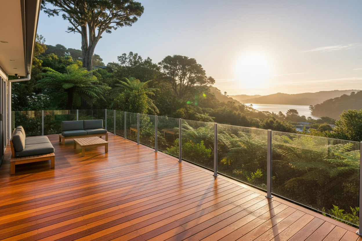 Deck after professional oil restoration